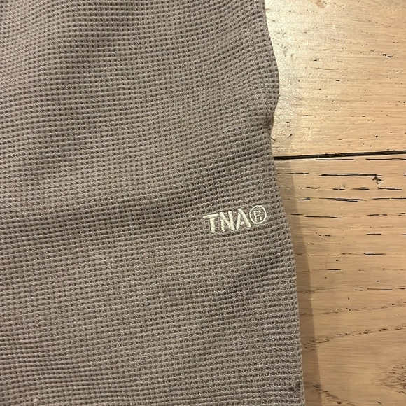 Aritzia Wafflex Sweatpants w/pockets, Brown, 2XS - Picture 2 of 3